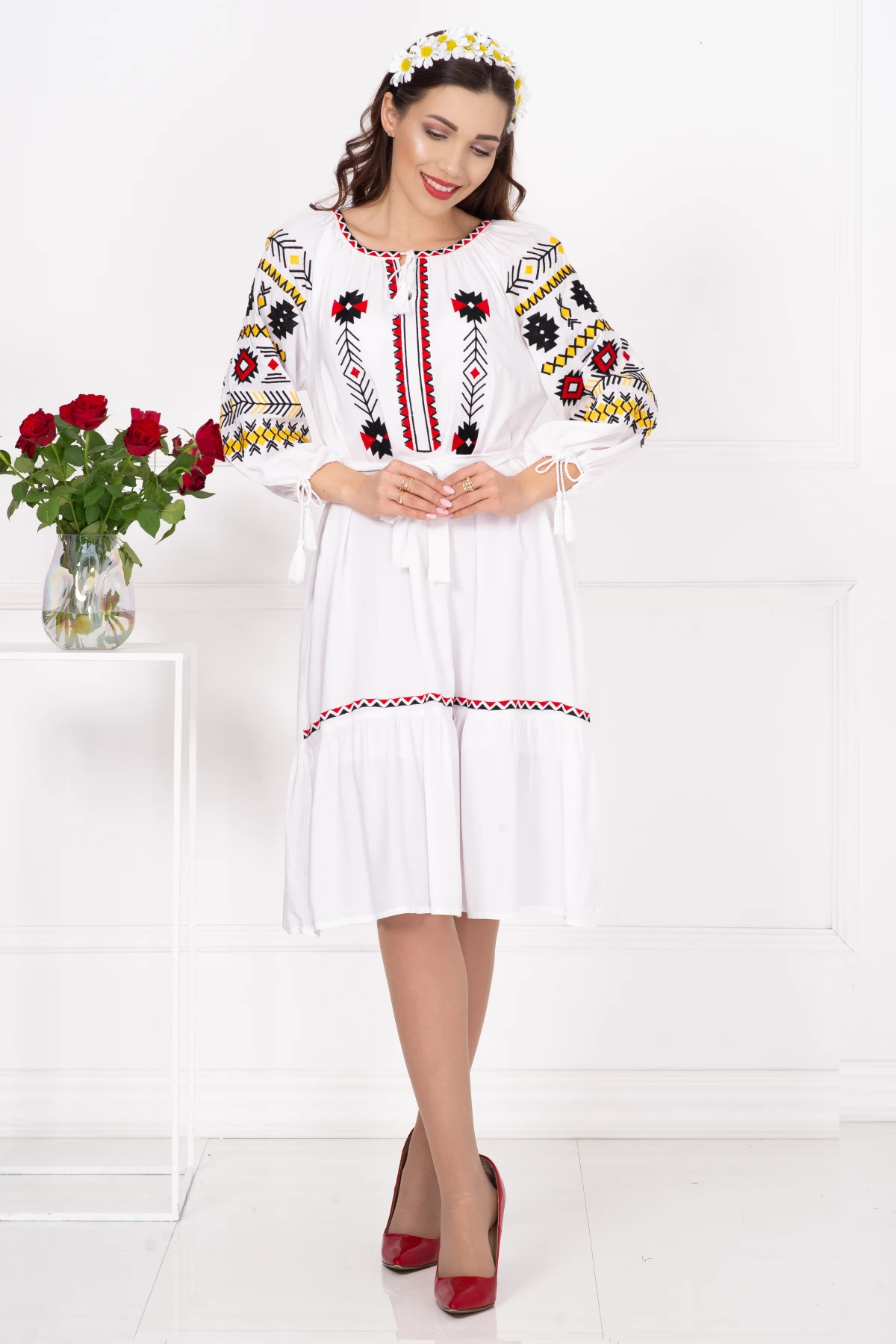 Rochie Traditionala Ines Eleganta | Traditional Brodata