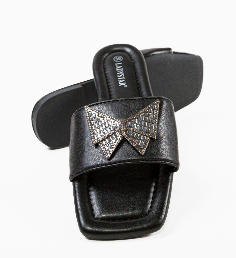 Papuci Dama Shadow Negri - Confort și Eleganță - imagine 8