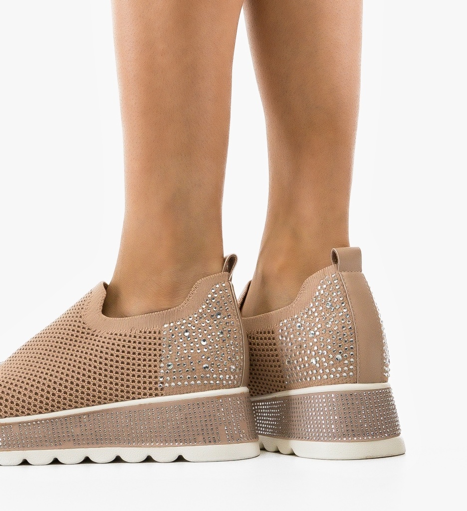 Pantofi Casual Sportif Roz - Confort Stilat - imagine 7