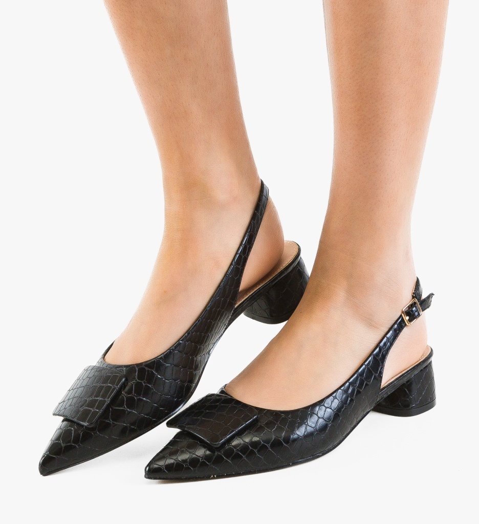 Pantofi Dama Lekena Negri Eleganți - imagine 4