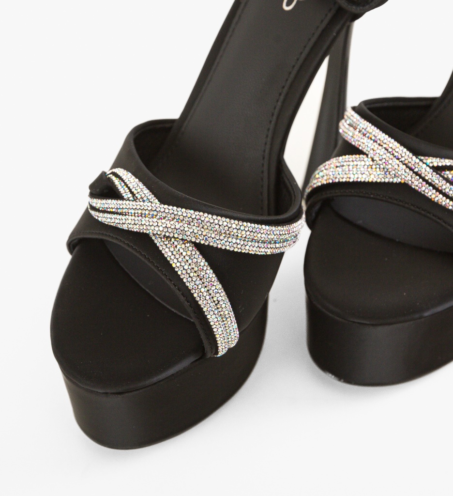 Sandale Sanguino Negre | Eleganță și Stil - imagine 5