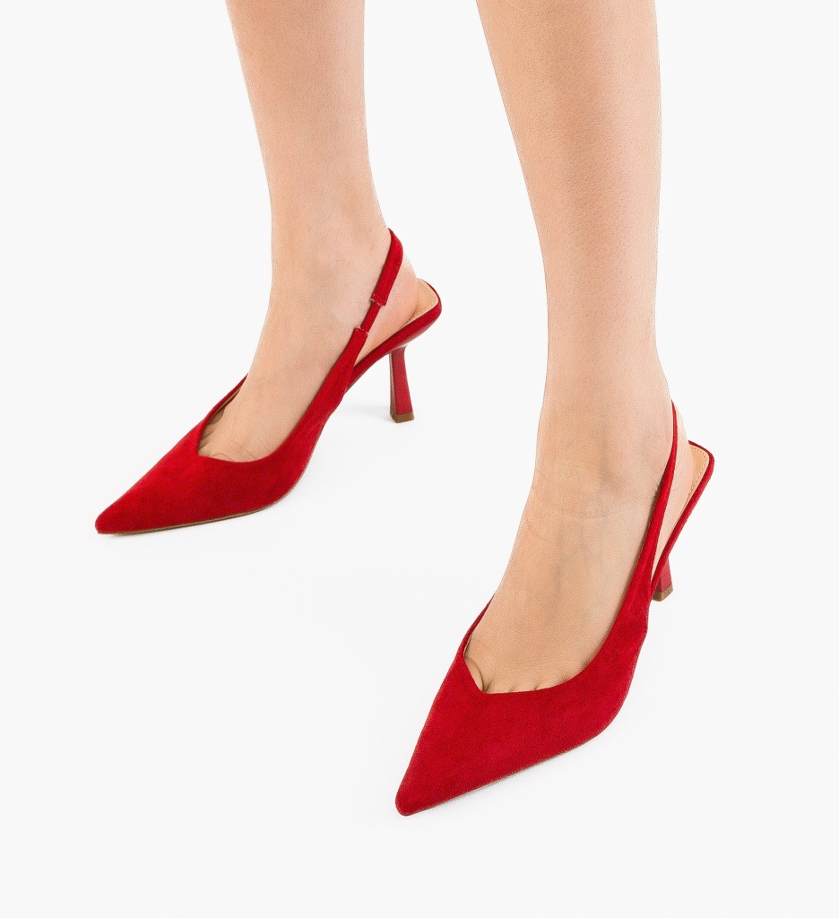 Pantofi Bycin Rosii - Eleganță și Stil - imagine 3