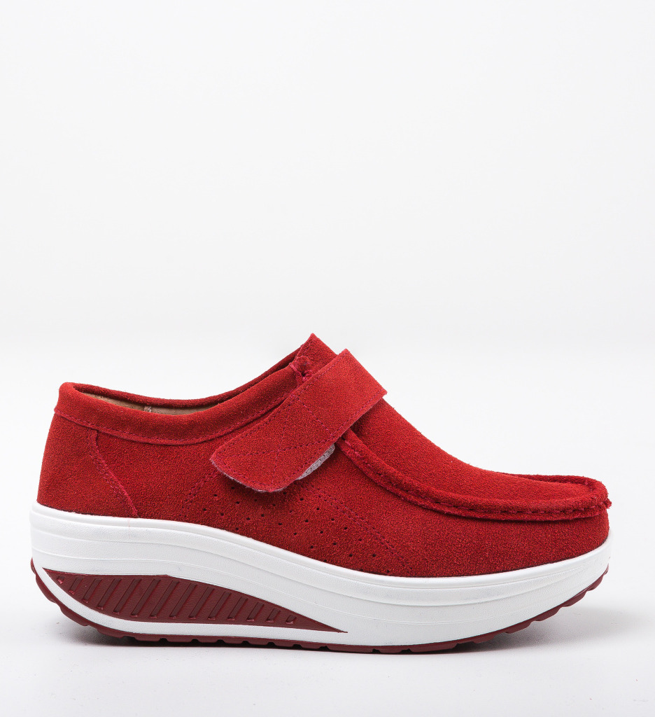 Pantofi Casual Marko Rosii | Stil și Confort - imagine 4