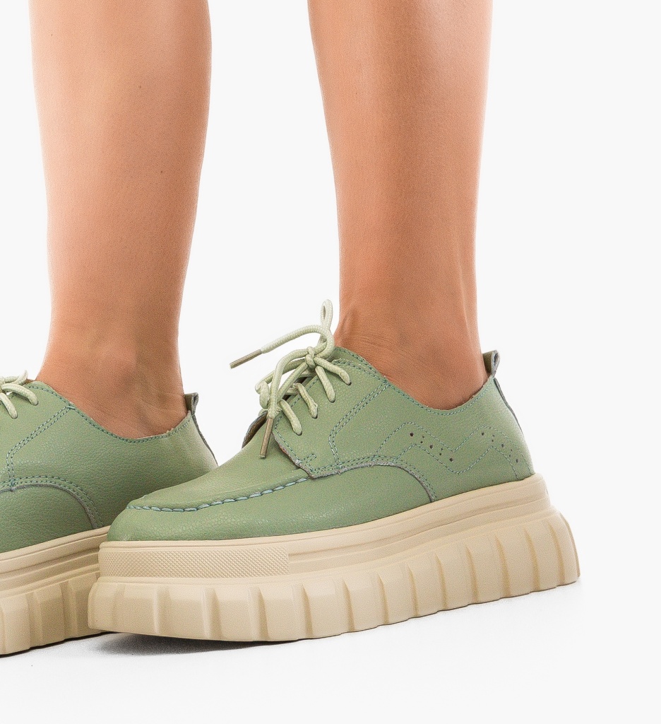Pantofi Casual Loprem Verzi | Stil și Confort - imagine 2