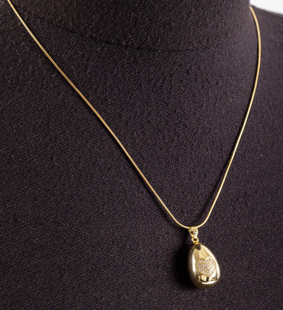 Colier Heart Auriu - Eleganță și Stil Romantic - imagine 5