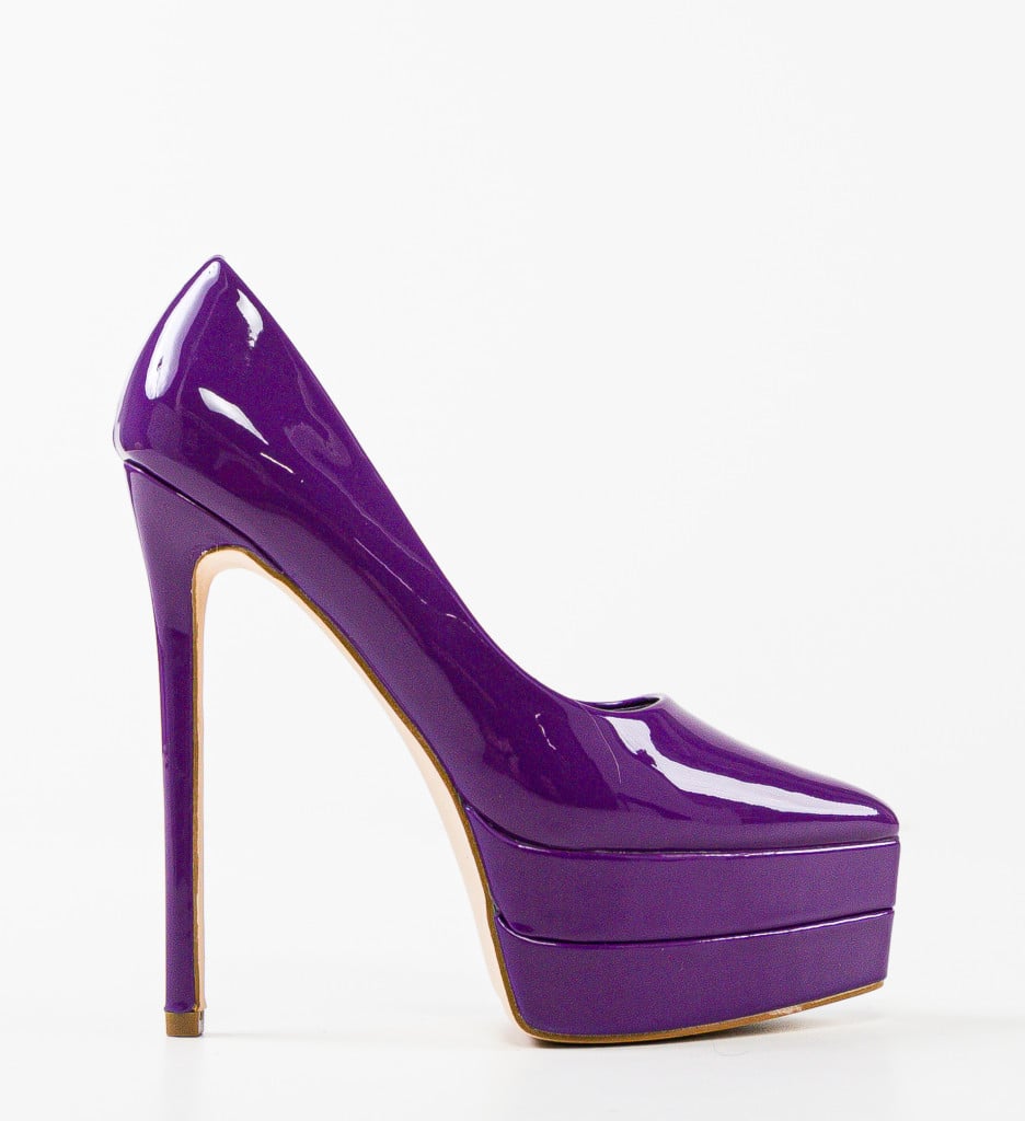 Pantofi Heath Mov | Eleganță și Versatilitate - imagine 5