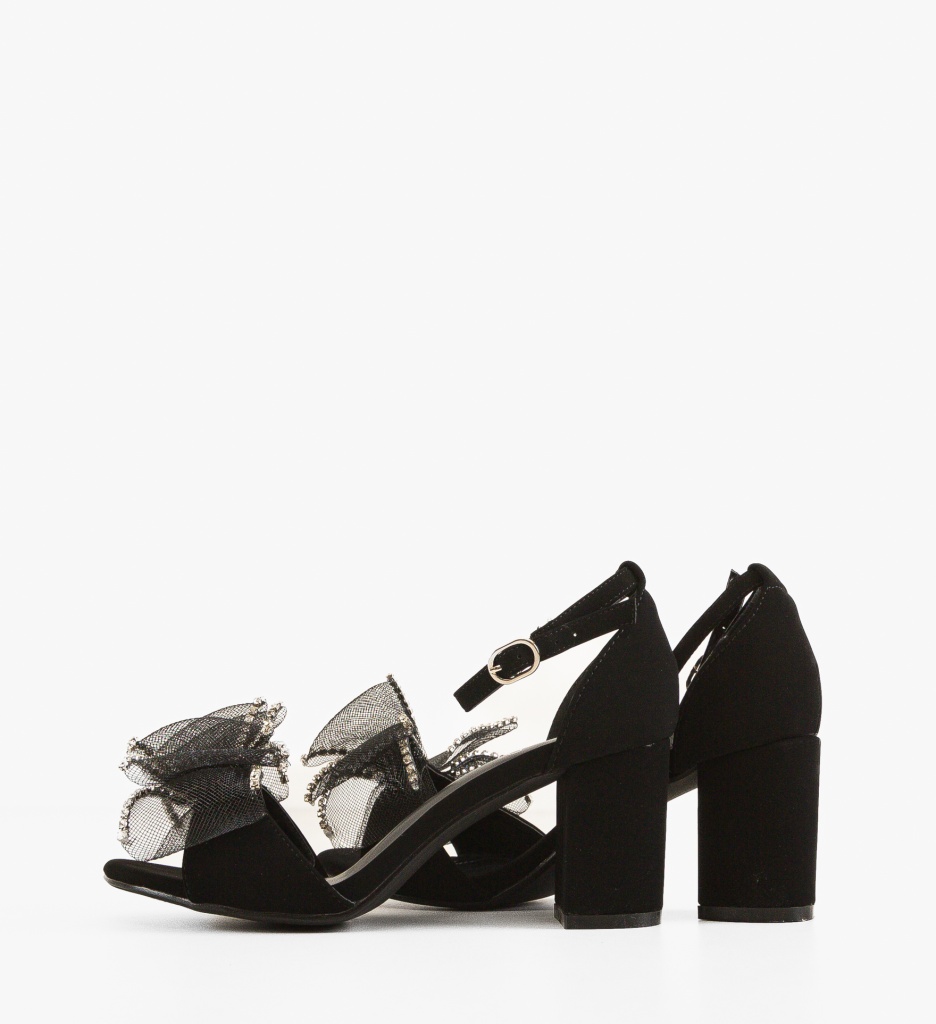 Sandale Dyala Negre cu Toc - Eleganță și Stil - imagine 5