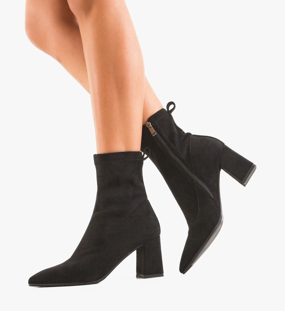 Botine Dama Kim Negre | Eleganță și Confort