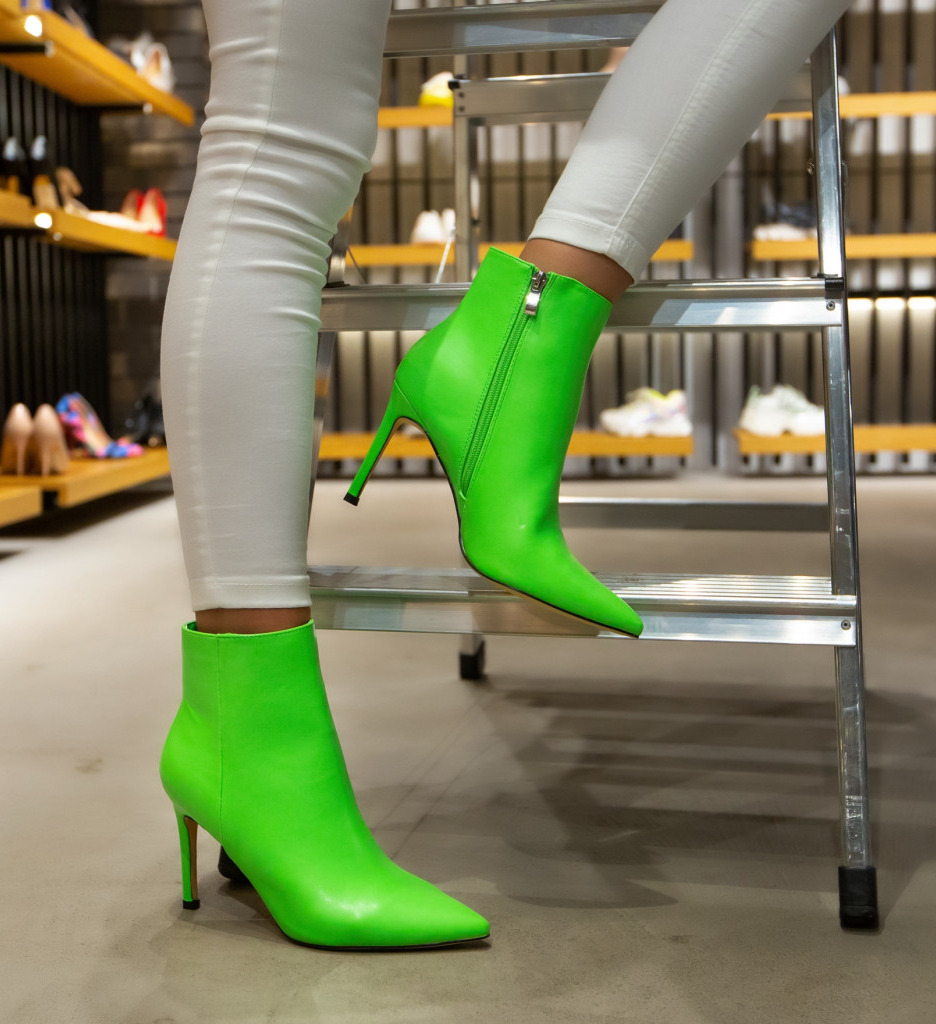 Botine Dama Aamna Verzi | Stil și Eleganță - imagine 2