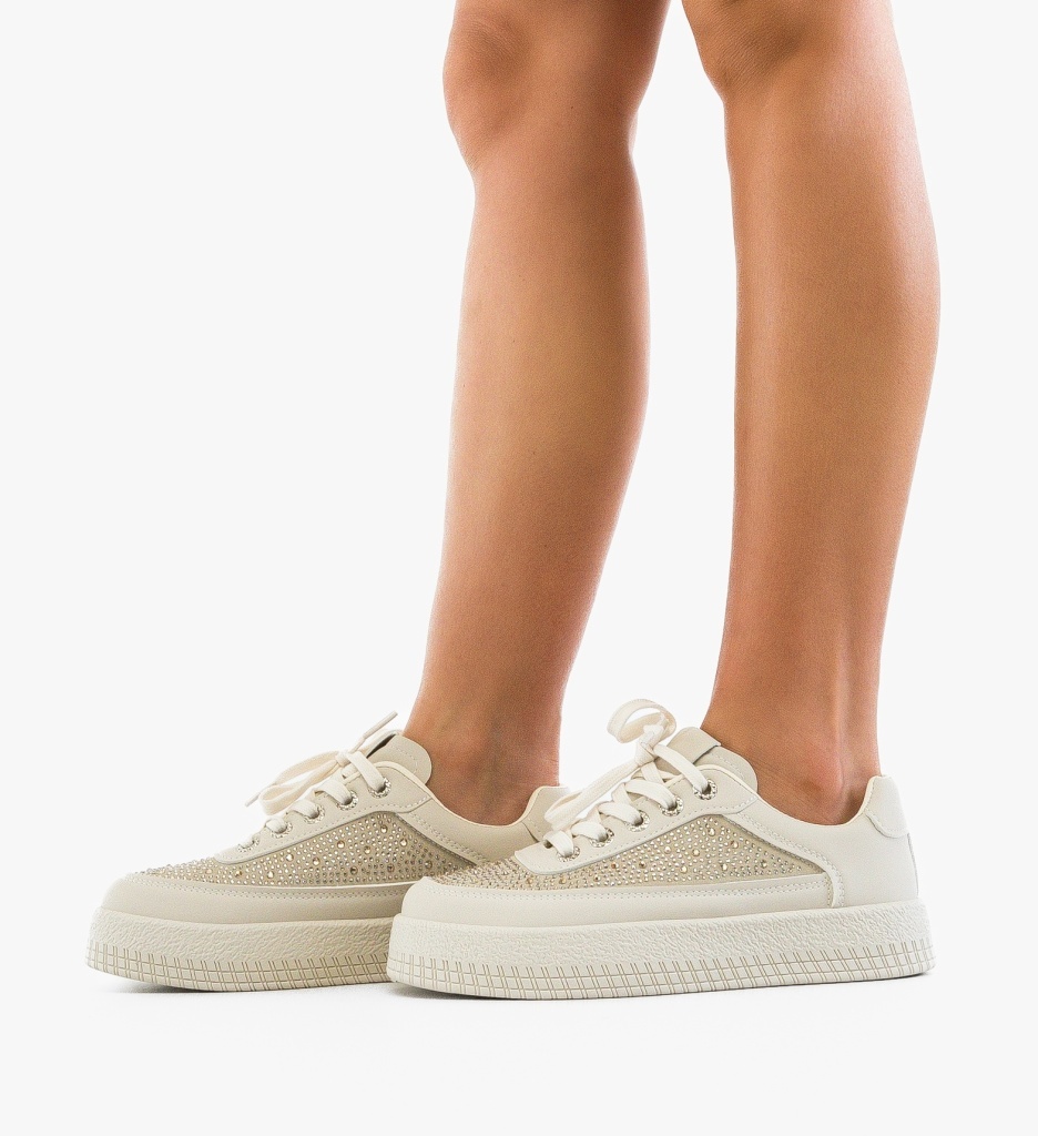 Sneakers Dama Yahay Bej | Confort și Stil - imagine 2