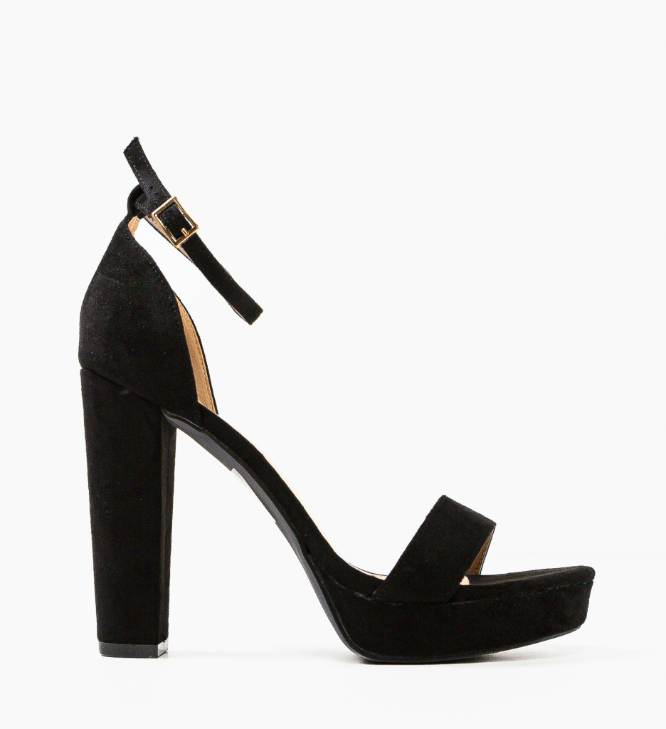 Sandale cu toc Cara Negre | Eleganță maximă - imagine 5