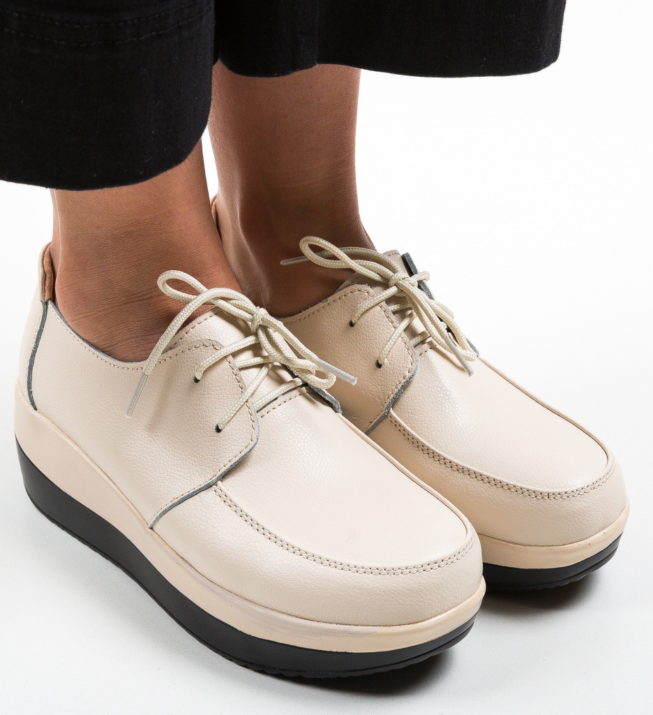Pantofi Casual Bej - Stil și Confort Zilnic - imagine 4