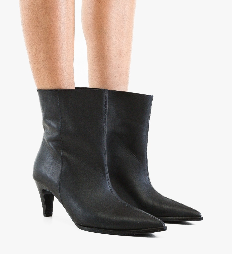 Botine Dama Abble Negre | Eleganta si Confort - imagine 4