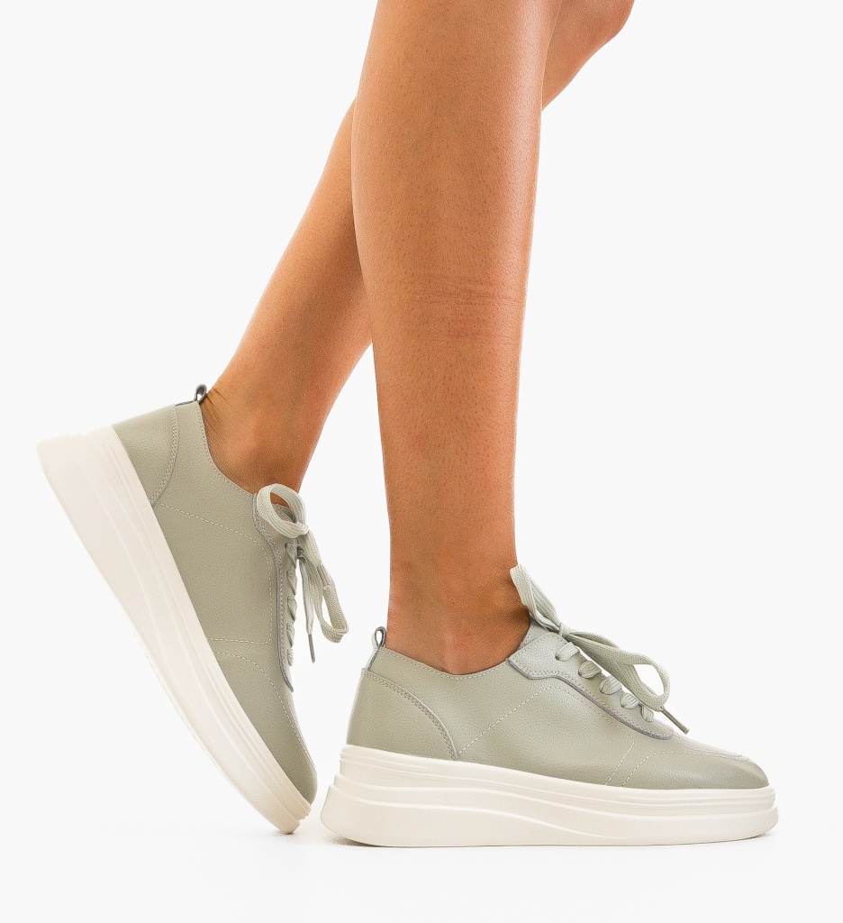 Sneakers Dama Haley Verzi | Confort și Stil