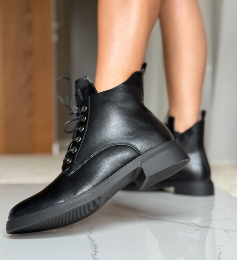 Ghete Dama Delymi Negre 2 | Eleganță și Stil