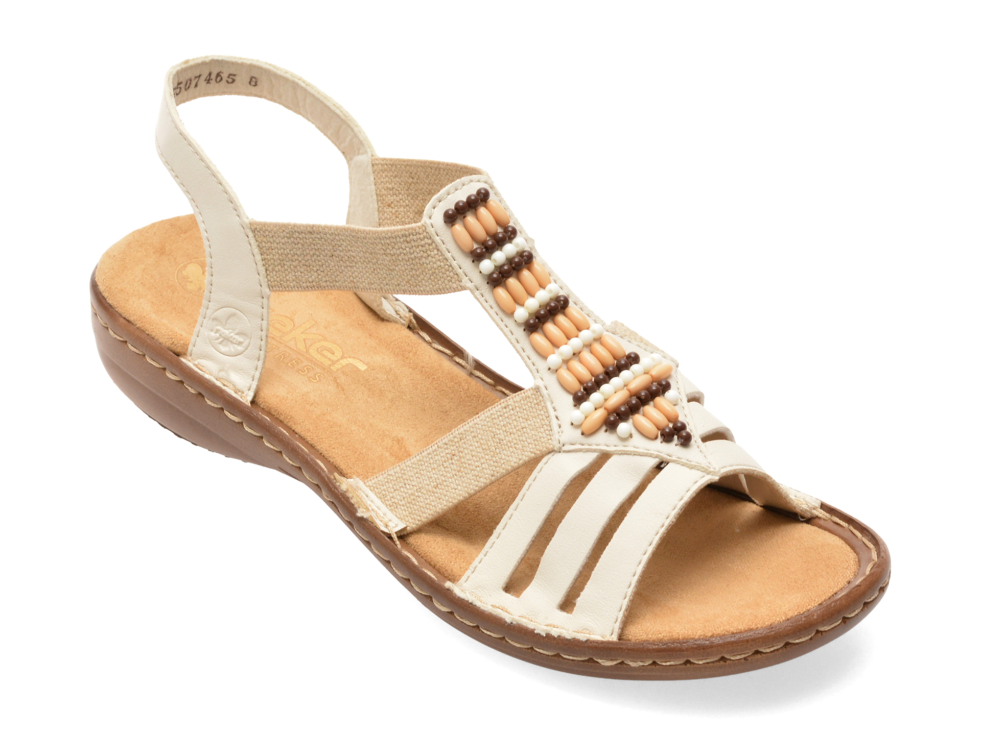 Sandale Rieker Bej 60851 - Confort & Stil - imagine 2