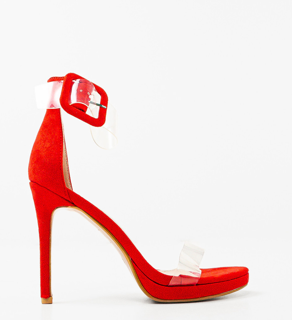 Sandale cu Toc Rosii Akselsen | Eleganță și Stil - imagine 5