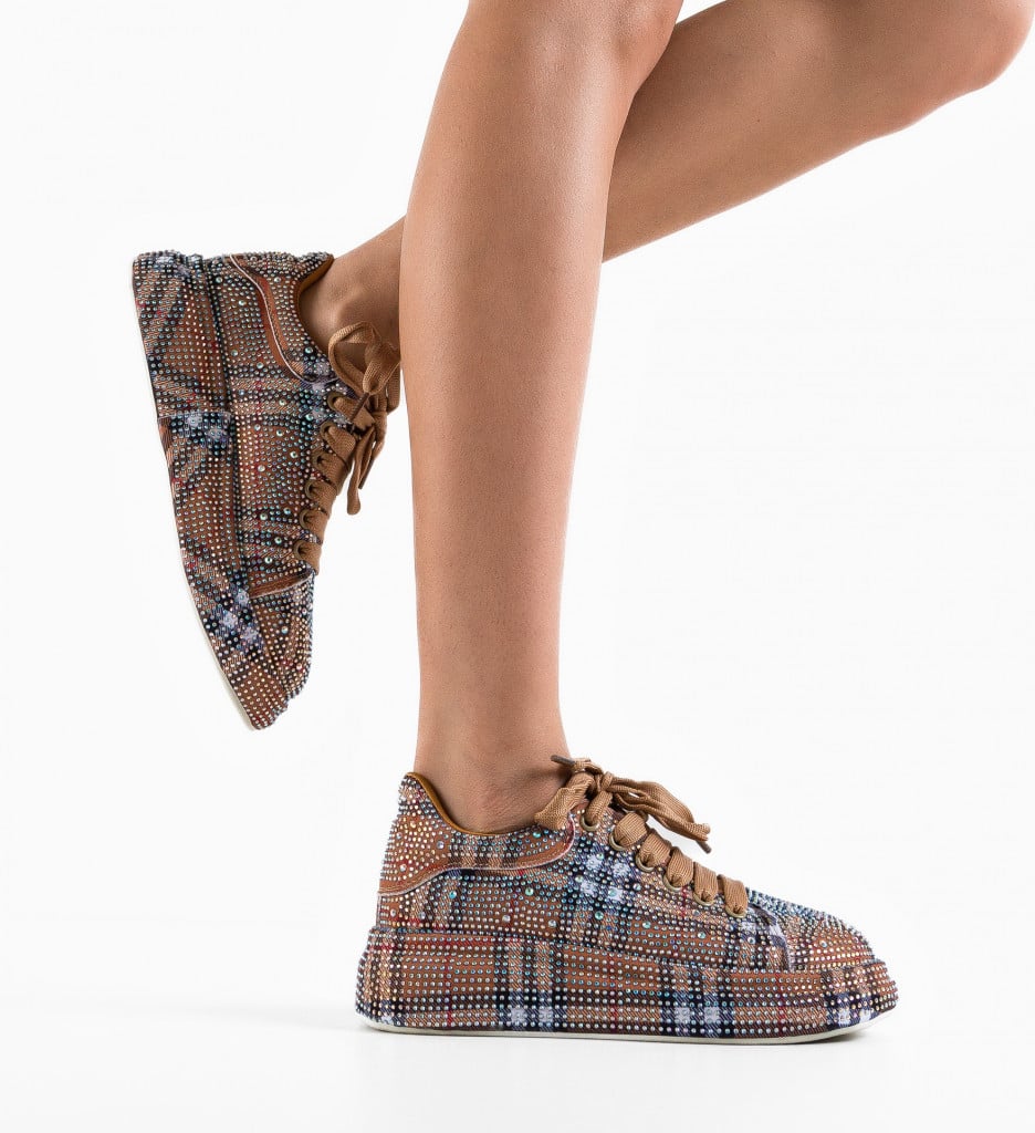 Sneakers Dama Neda Aurii - Confort și Stil - imagine 4
