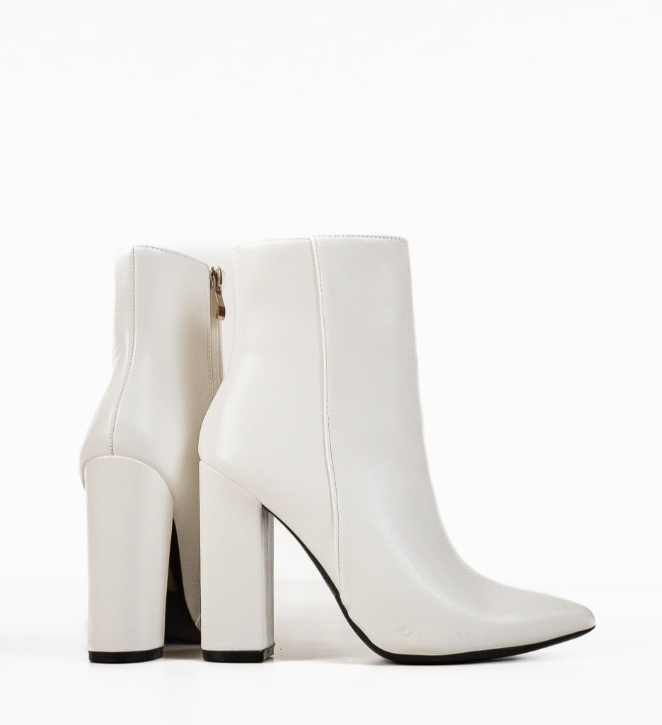 Botine Dama Albe Kellp - Eleganță și Stil - imagine 2