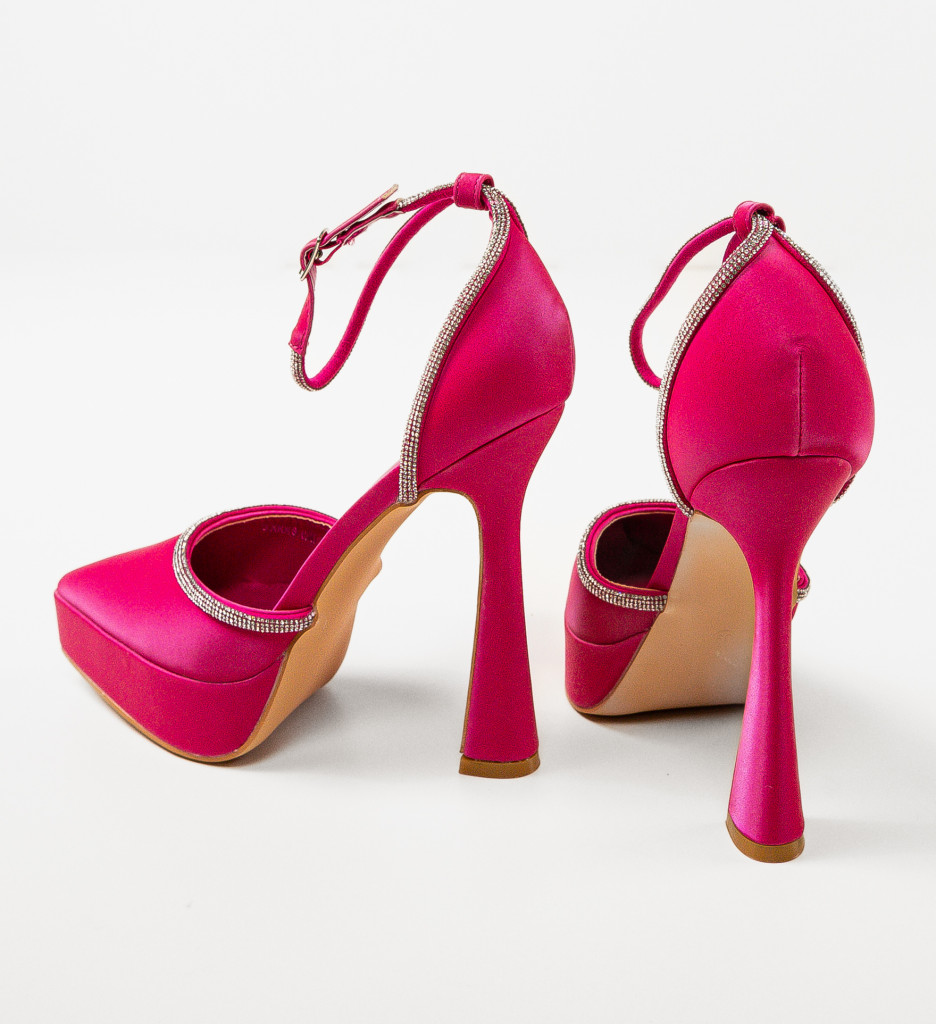 Pantofi Jaleh Fuchsia - Eleganță și Stil - imagine 7