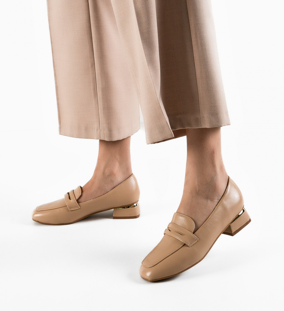 Pantofi dama Tracid Bej | Eleganță și Stil - imagine 4