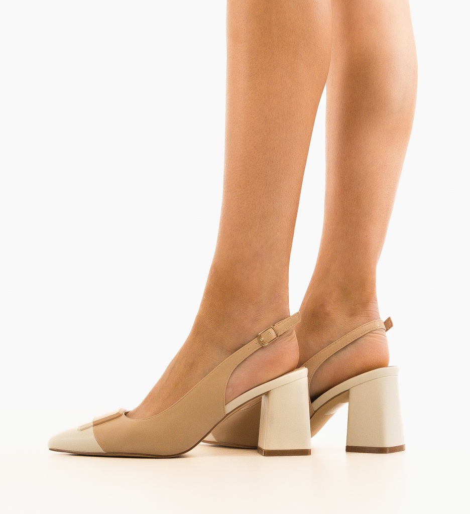 Pantofi Dama Sandy Nude | Eleganță și Confort - imagine 3