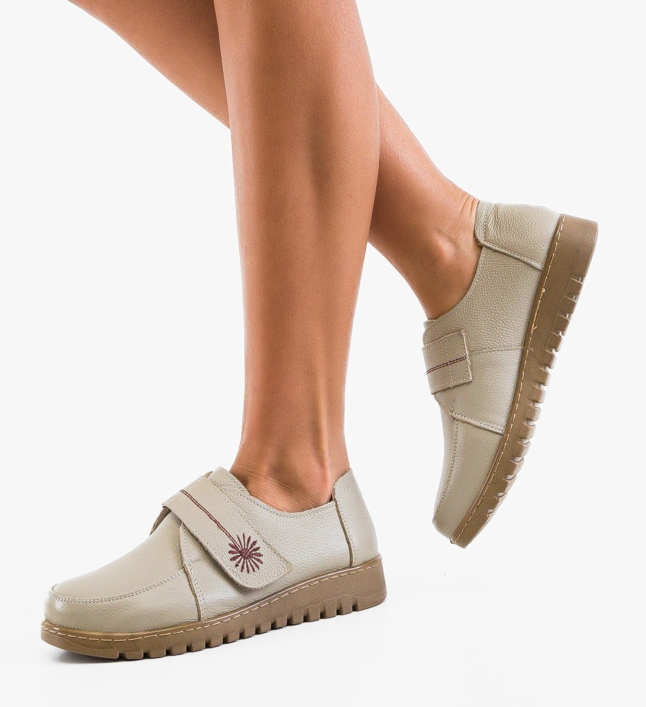 Pantofi Casual Marye Bej – Confort și Stil - imagine 5