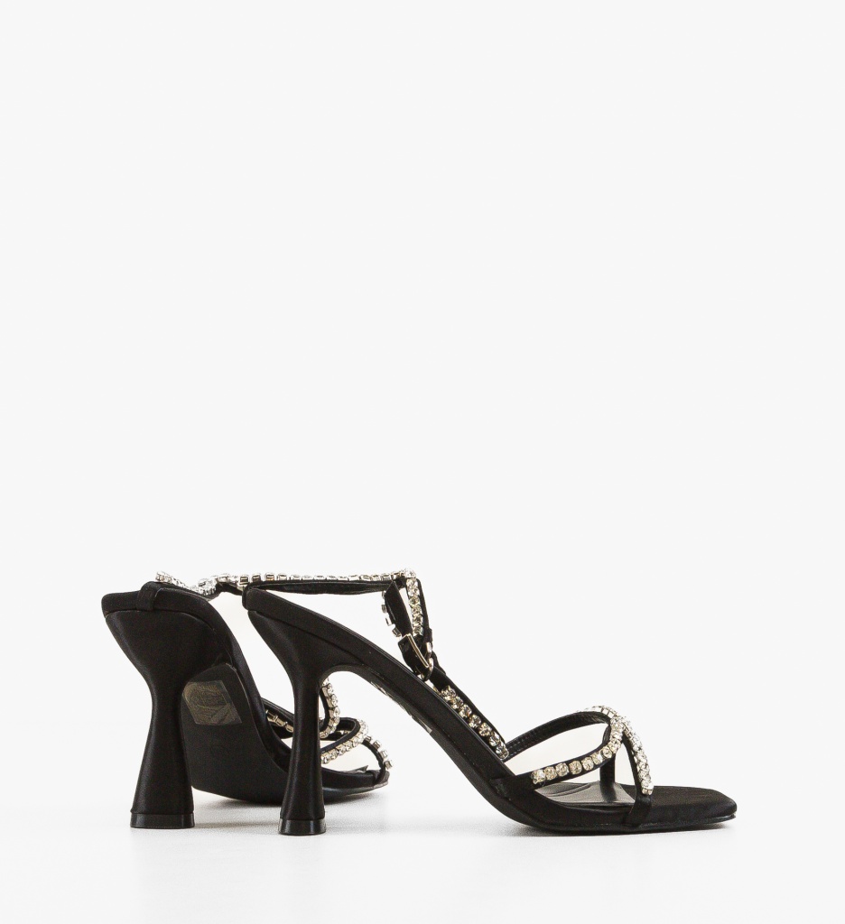 Sandale cu Toc Aron Negre - Eleganță Feminină - imagine 4