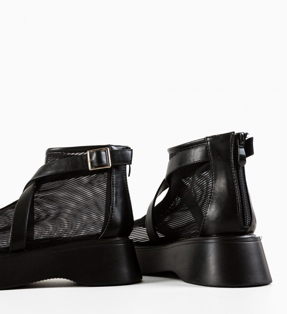 Sandale Dama Tomila Negre | Eleganță și Confort - imagine 7