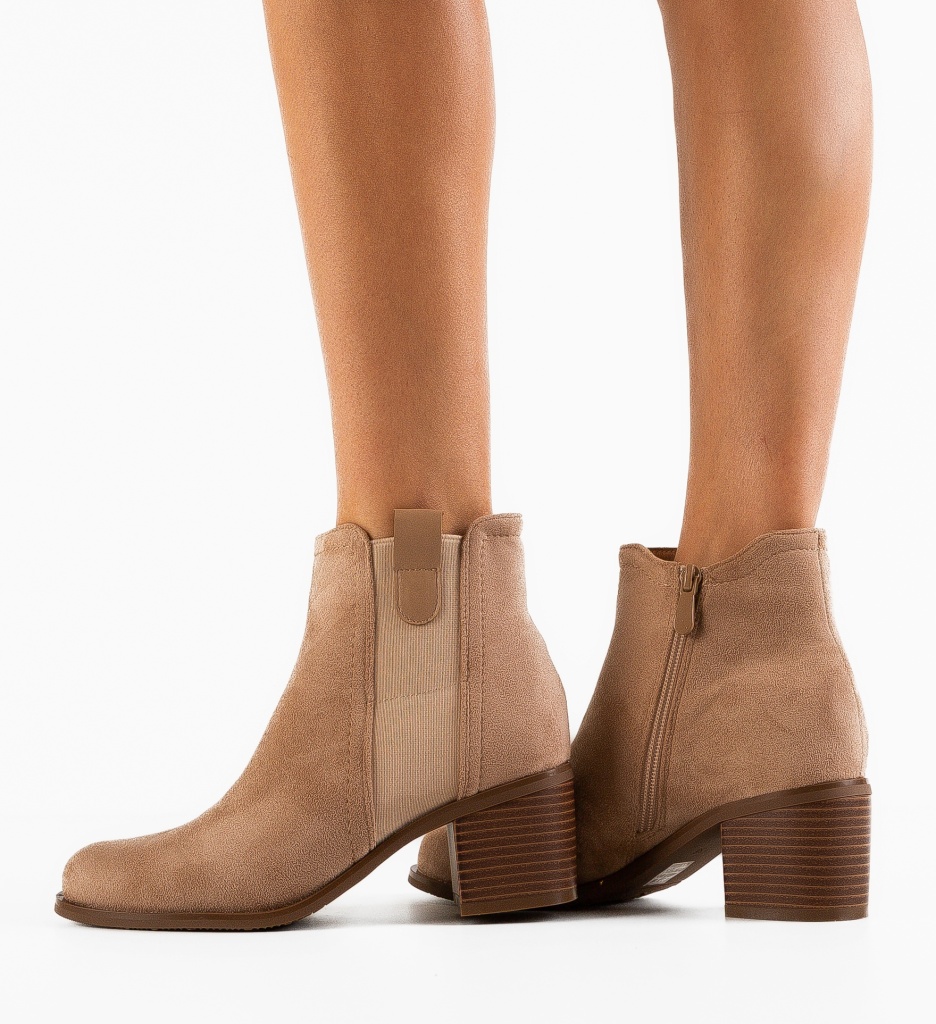 Botine Gregory Bej - Eleganță și Confort