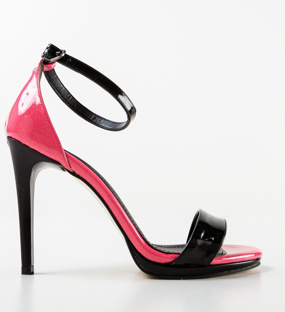 Sandale cu Toc Roz Lipsa | Eleganță și Stil - imagine 4