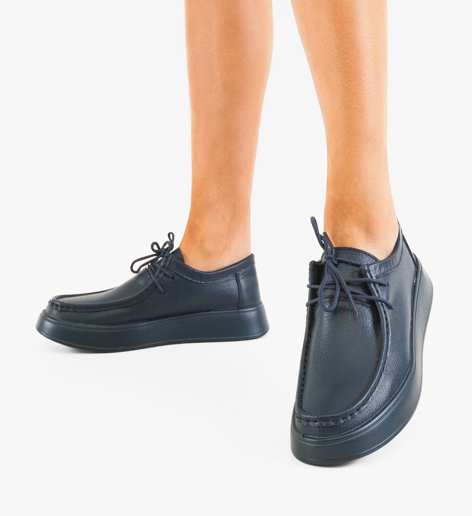 Pantofi Casual Haney Bleumarin - Confort și Stil - imagine 2