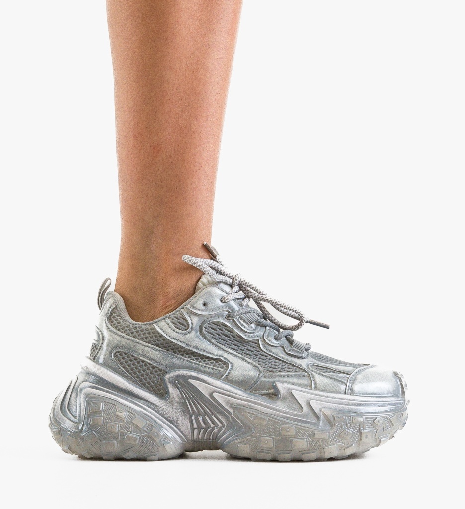 Sneakers Kannka Gri - Confort și Stil Sport - imagine 2