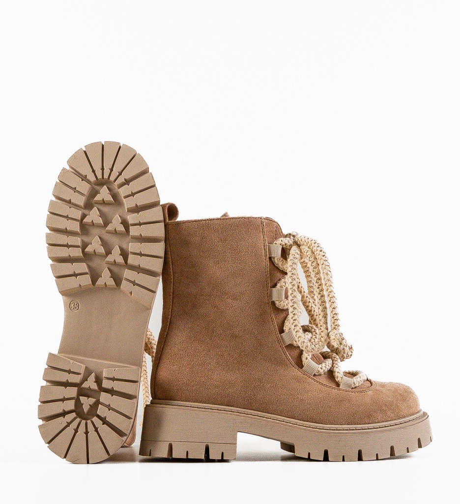 Ghete Dama Kartat Khaki - Confort & Stil - imagine 6
