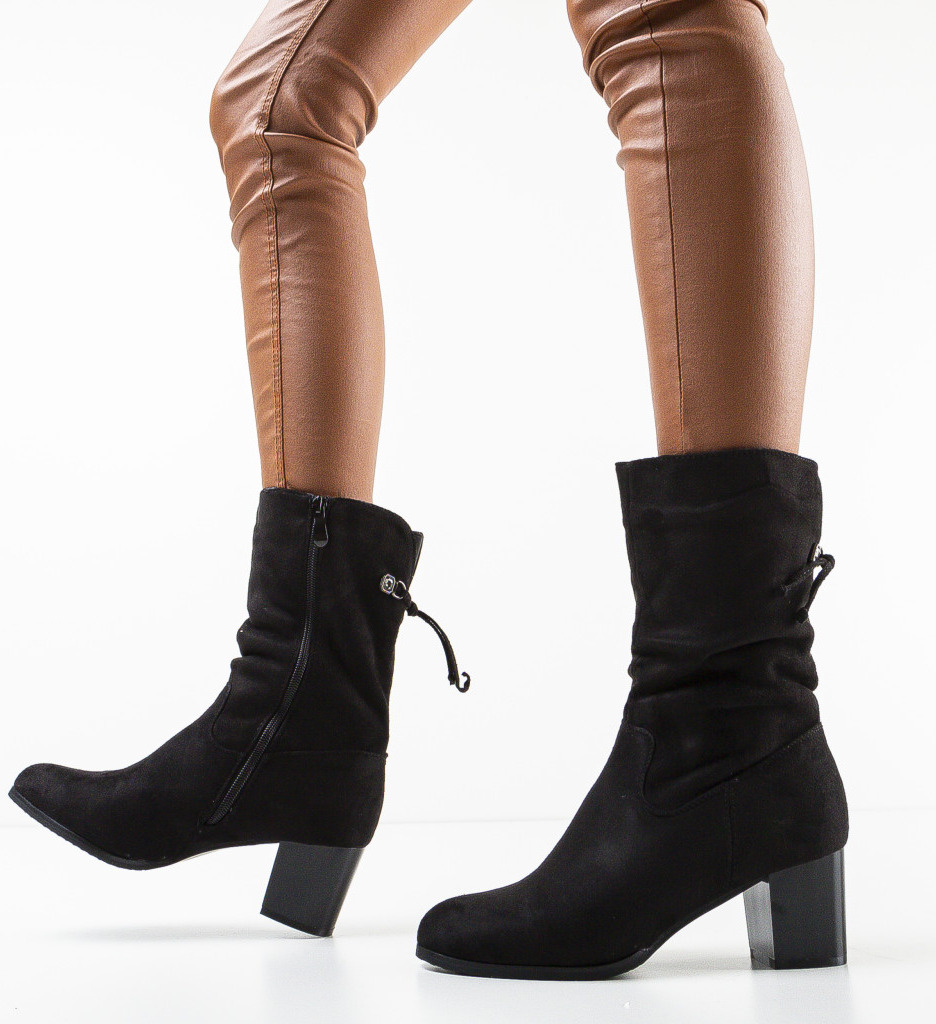 Botine Wella Negre 2 | Eleganță Depurtat - imagine 4