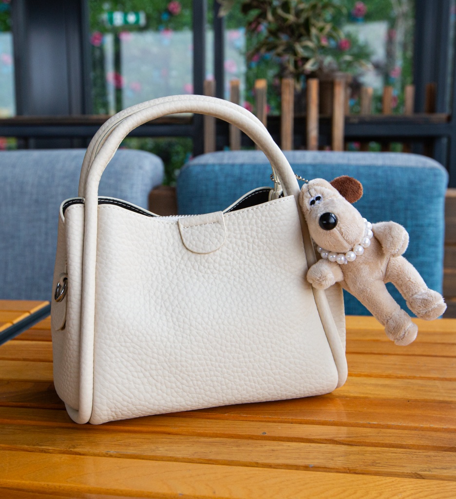 Geanta Dama Dog Bej - Stil Elegant și Practic - imagine 5