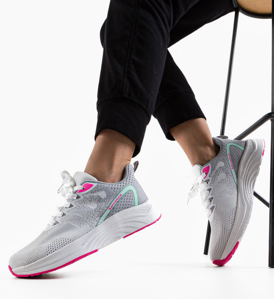 Pantofi Sport Mae Gri 2 - Confort și Stil Modern - imagine 3