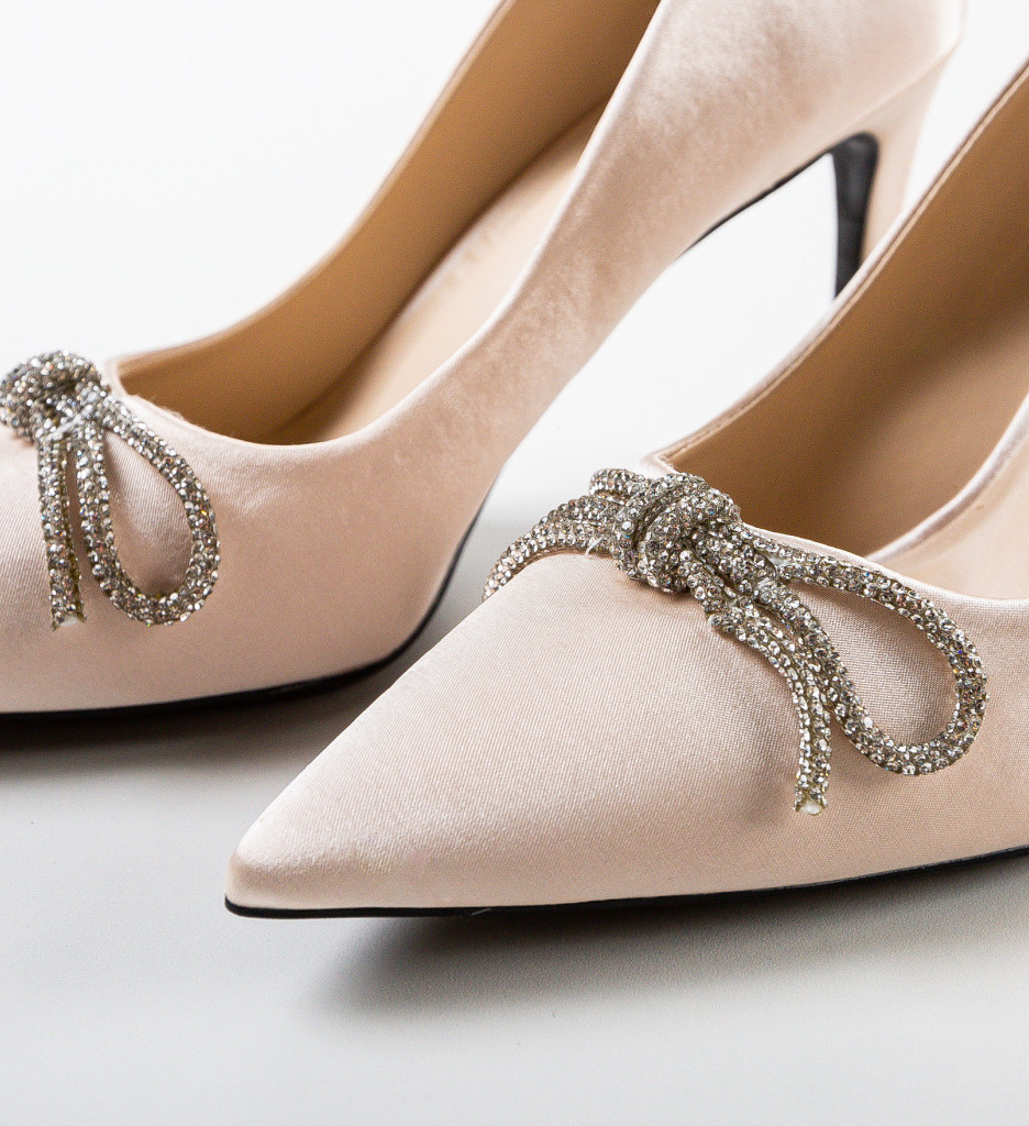 Pantofi Arwen Bej cu Toc - Eleganță și Confort - imagine 6