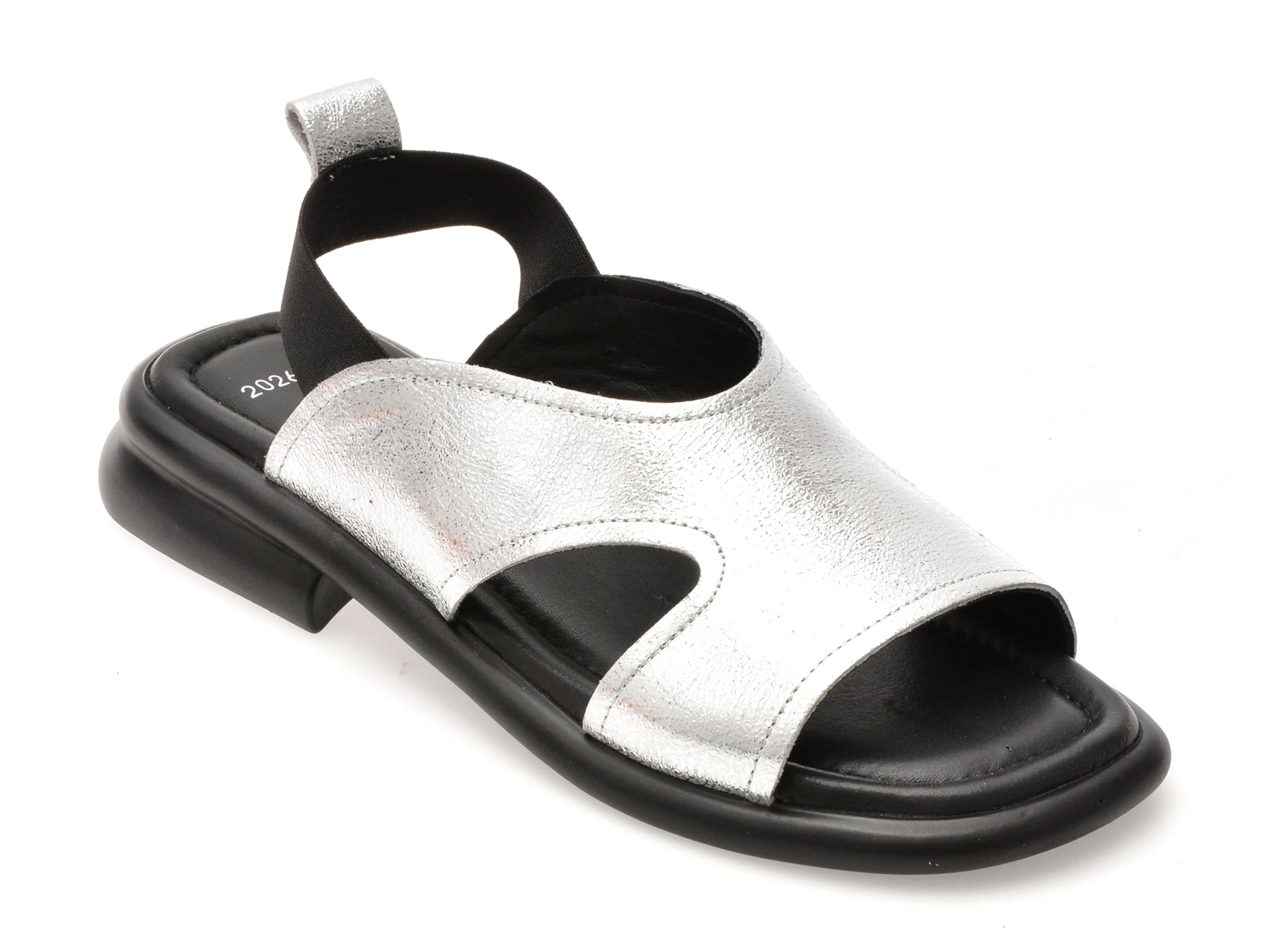 Sandale GRYXX Argintii din Piele Naturală
