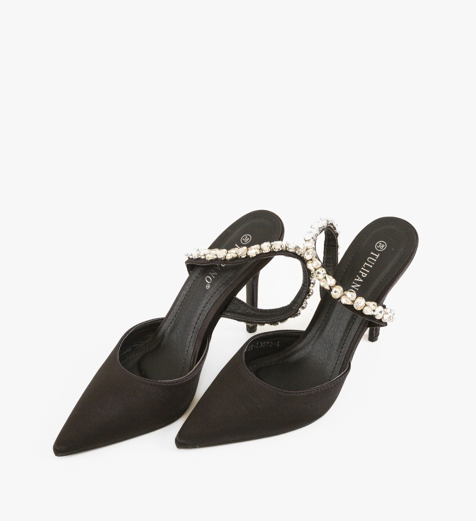 Pantofi Havenot Negri Eleganți cu Toc - Stil Refined - imagine 4