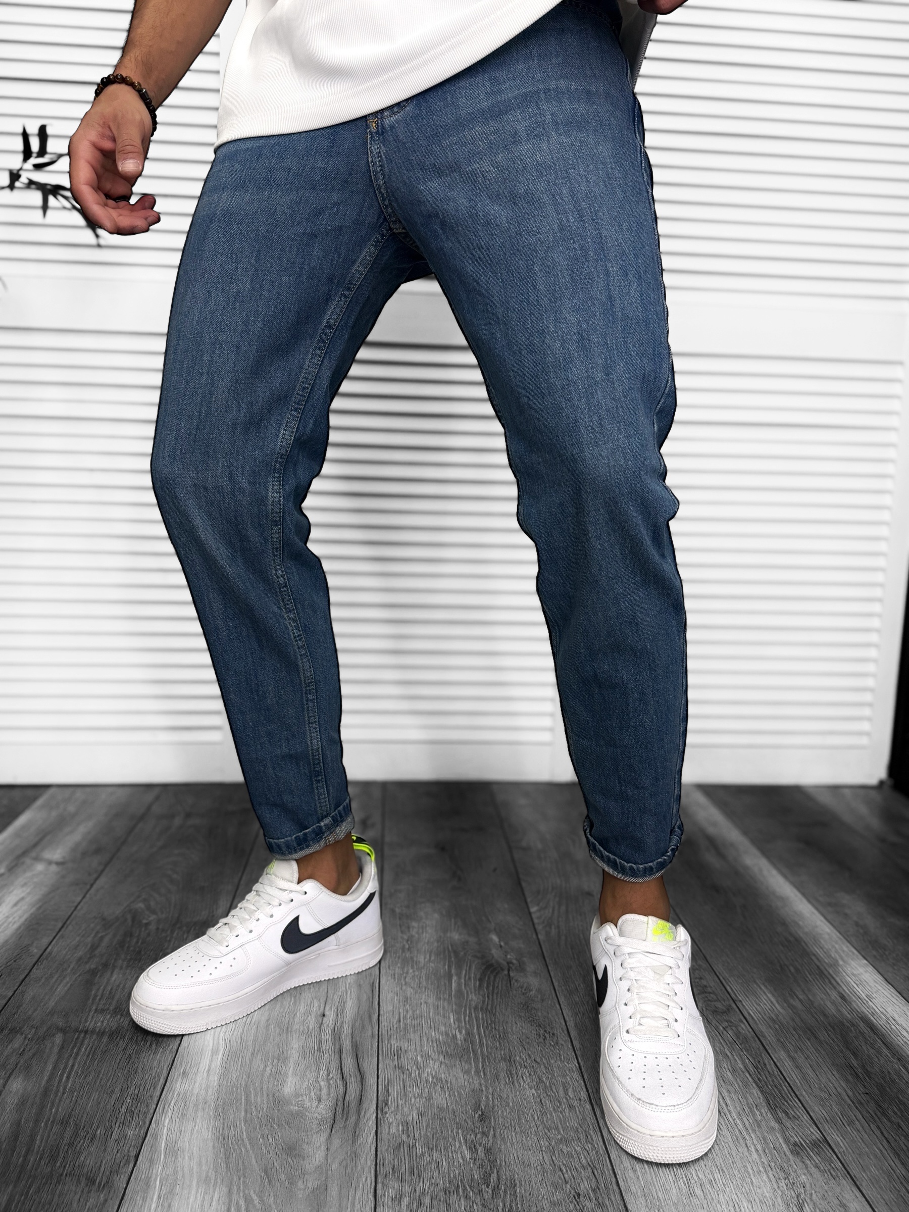 Blugi Bărbați Conici Slim Fit | Stil Modern