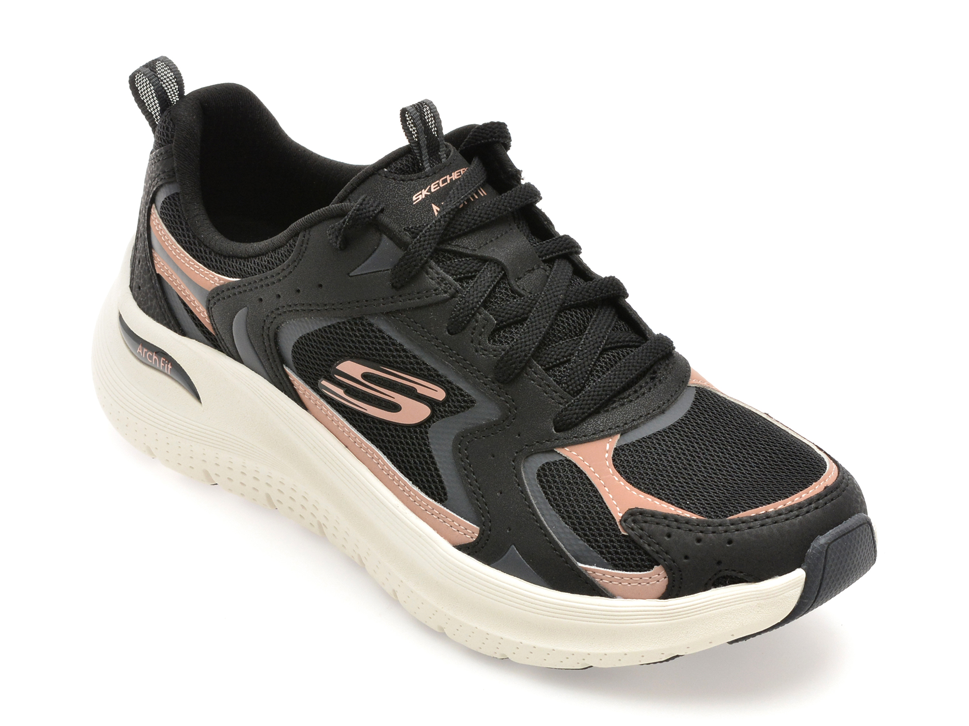 Skechers Arch Fit 2.0 - Pantofi sport negri confortabili