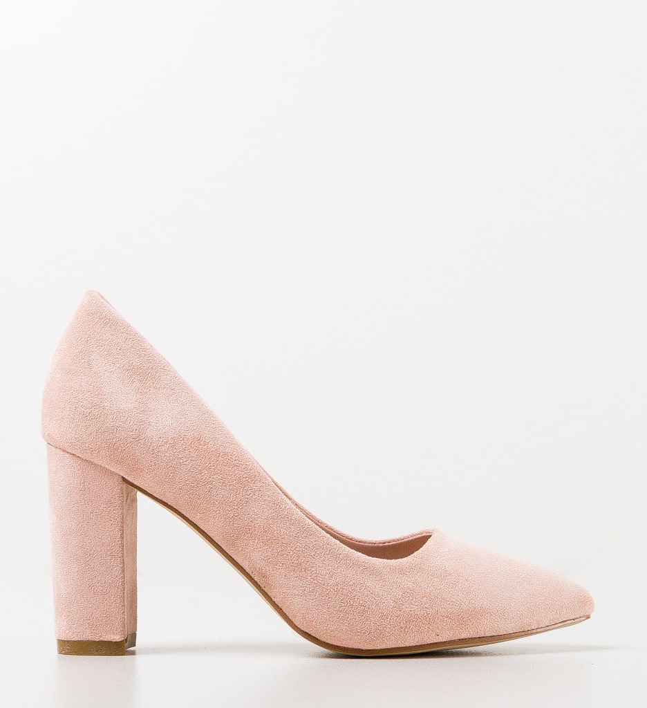Pantofi Genta Roz cu Toc - Eleganță și Stil - imagine 4