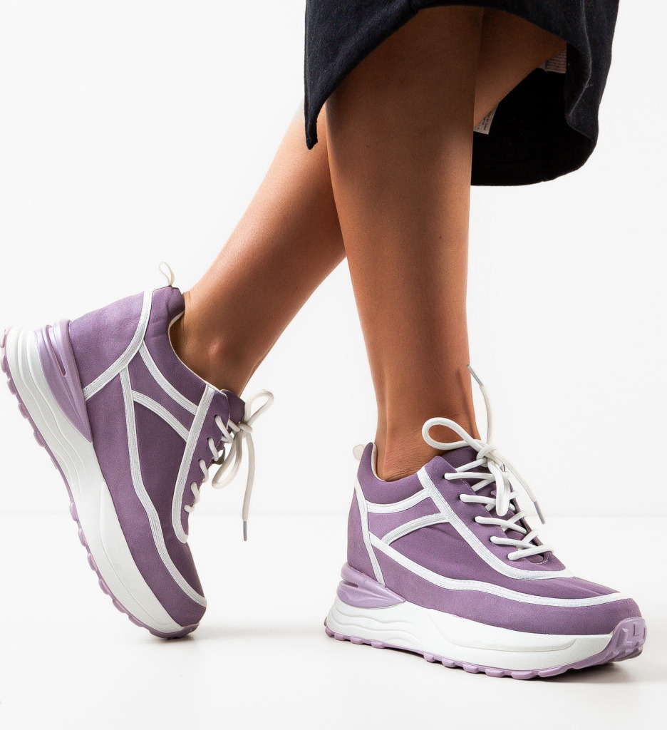 Sneakers Dama Nioz Mov - Confort și Stil Sport