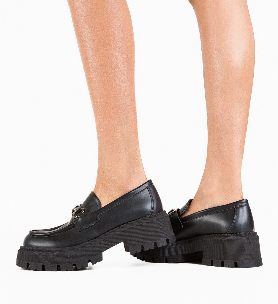 Pantofi Casual Jung Negri - Confort și Stil Zilnic - imagine 3