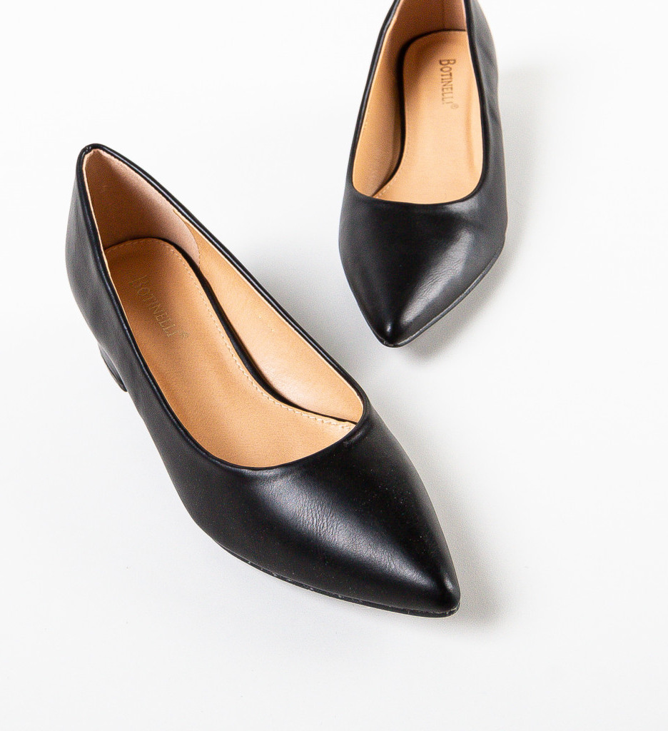Pantofi Dama Rudd Toc Eleganți Negri - imagine 6