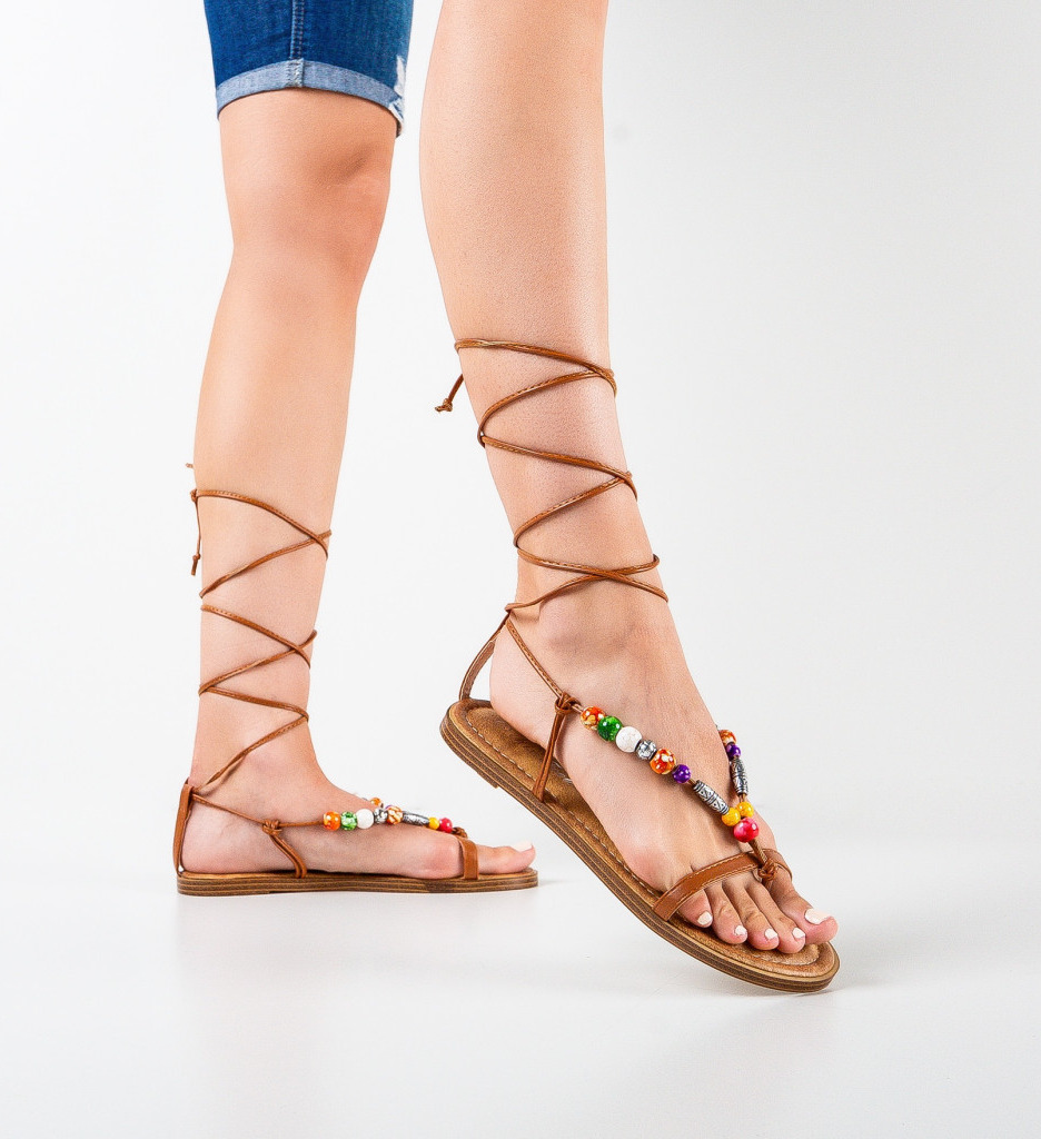 Sandale Dama Mercer Camel | Eleganță și Confort - imagine 4