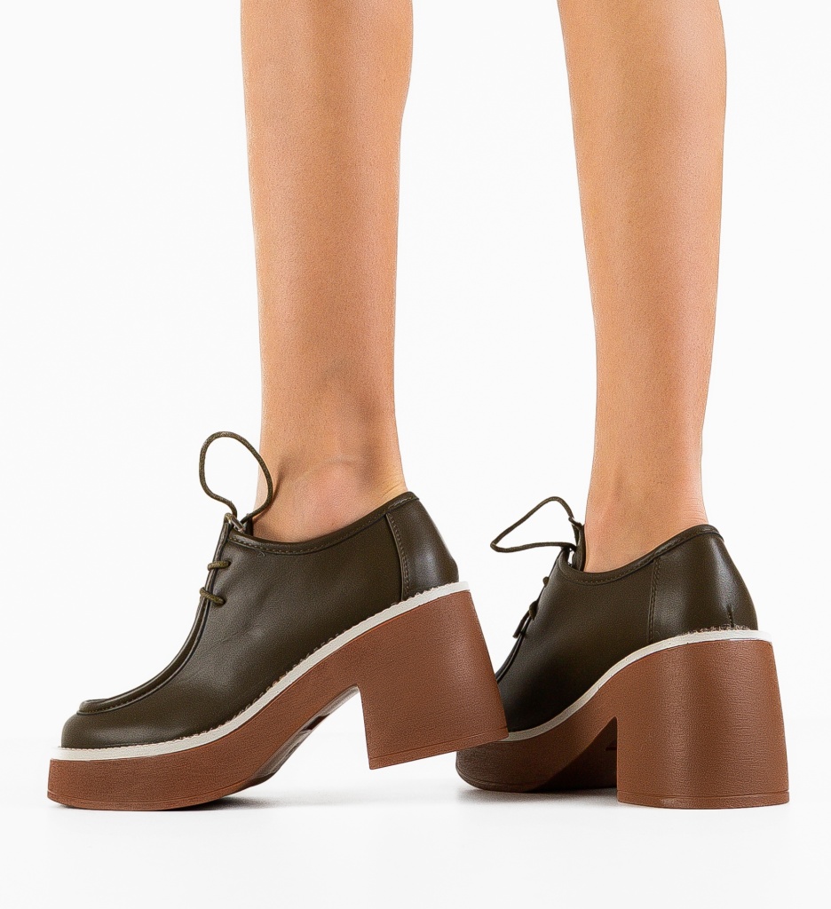 Pantofi Casual Aylmer Verzi - Confort & Stil - imagine 4