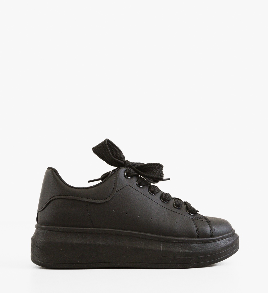 Chris Sneakers Negri - Stil și Confort Zilnic - imagine 6