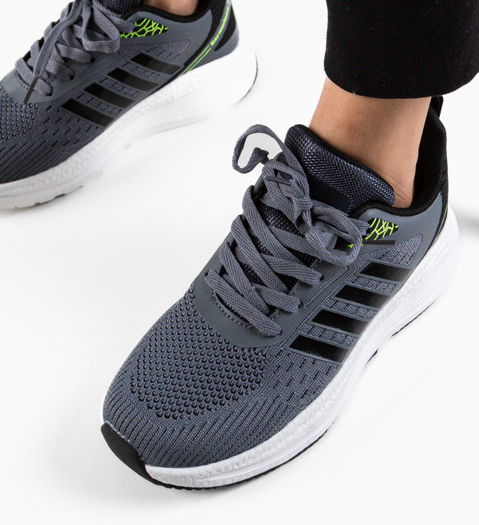 Pantofi Sport Rehan Gri - Confort și Stil - imagine 4